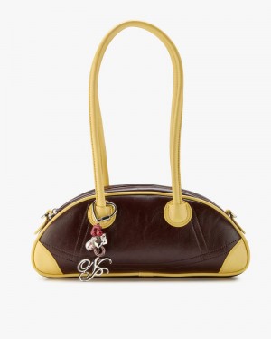 Nude Project Charm Bowling Bags Brown | US-84250DLXP