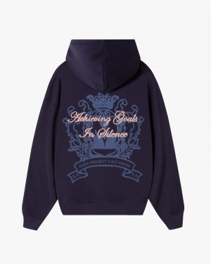 Nude Project Chateau Hoodie Navy | US-91437JYDV