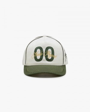 Nude Project Chateau Team Cap White / Green | US-58492KTRB