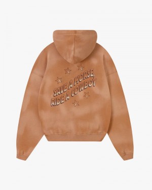 Nude Project Cheval Hoodie Brown | US-57829GPQZ