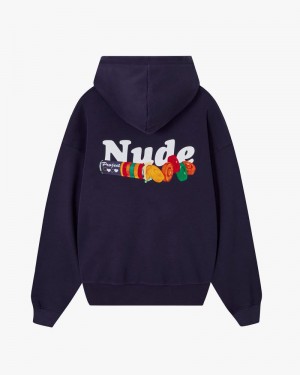 Nude Project Chérie Hoodie Navy | US-60174QVTX