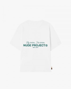 Nude Project Cult T-shirt White | US-67180VTZO