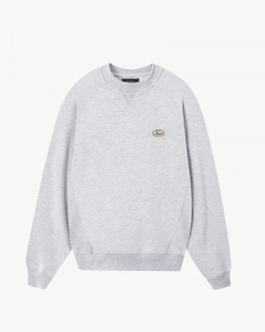 Nude Project Essentials Crewneck Sweatshirt Grey | US-61408WFRQ