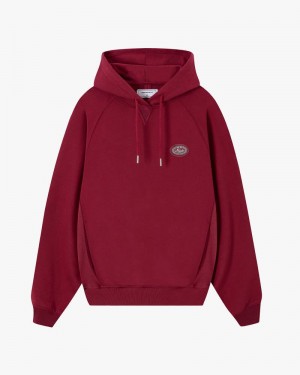 Nude Project Essentials Hoodie Burgundy | US-26739DMQJ