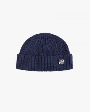 Nude Project Fisherman Beanie Navy | US-74106WUJV