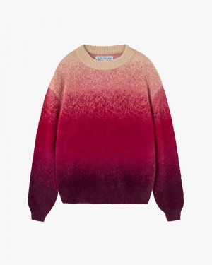 Nude Project Gradient Cozy Sweater Red / Purple | US-25846RFIS