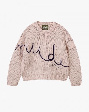 Nude Project Grandmas Heavyweight Sweater Beige | US-72085MKCJ