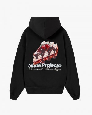 Nude Project La Tarte Hoodie Black | US-73942ORAW