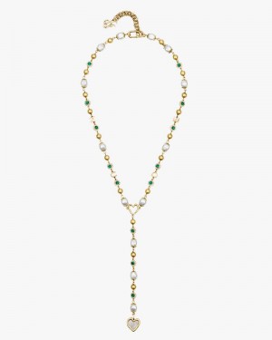 Nude Project Le Joyau Necklace Gold | US-06921ZWDT