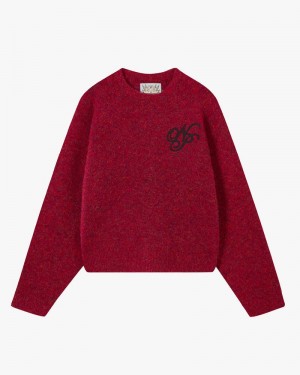 Nude Project Le Marais Knit Sweater Red | US-47685CPSA