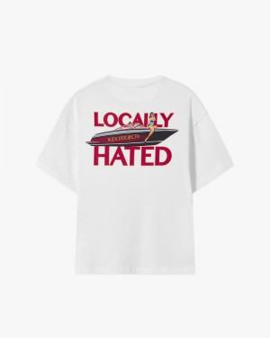 Nude Project Locally Hated T-shirt White | US-02513ZMJU