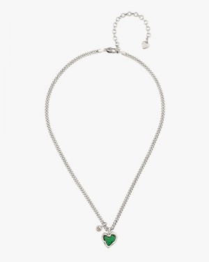 Nude Project Lova Necklace Silver | US-61259AFWJ