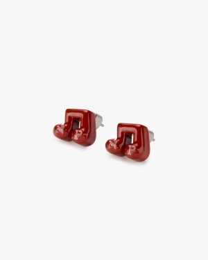 Nude Project Notita Earrings Red | US-70986YTQA