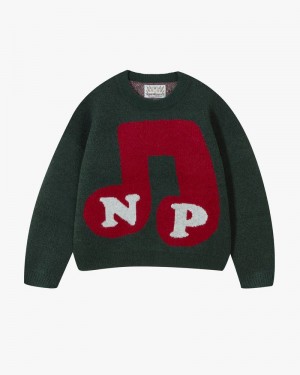 Nude Project Notita Sweater Green / Red | US-08715MRHX