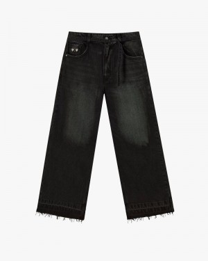 Nude Project Old Baggy Jeans Black | US-73852PZGX