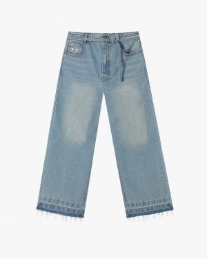 Nude Project Old Baggy Jeans Blue | US-13082QJHB