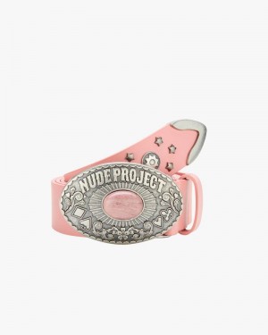 Nude Project Paris Texas Belt Pink | US-41360GPYA