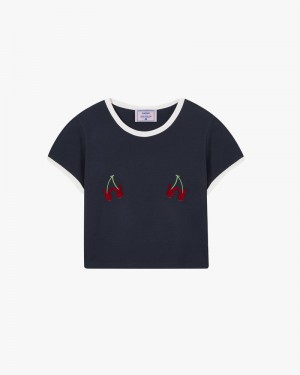 Nude Project Playboy Cherry Top Navy | US-45063APKU