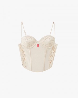 Nude Project Playboy Corset Beige | US-14379HOWA