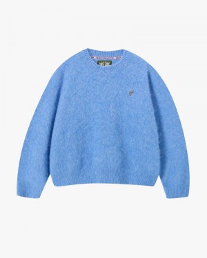 Nude Project Premium Alpaca Sweater Blue | US-39187CBDW