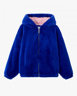 Nude Project Royal Cozy Jacket Blue | US-20758SXDB