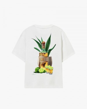 Nude Project Tequila T-shirt White | US-12473VYMG