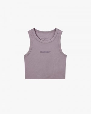 Nude Project Tone2tone Tank Top Purple | US-61825VMAY