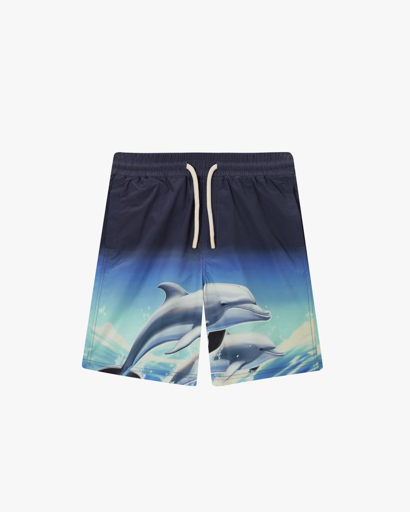 Nude Project A Trip Swim Shorts Navy / Blue | US-13042IKSC