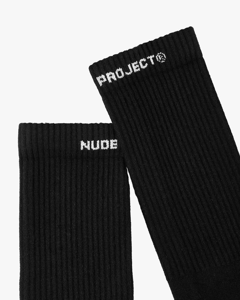 Nude Project Allday 3xpack Socks Black | US-35061BSAU