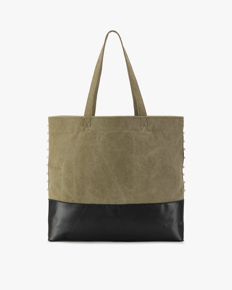 Nude Project Allday Shopper Bags Olive / Black | US-10834GKTE