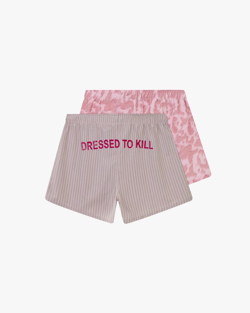 Nude Project Animal/Dtk 2xpack Underwear Pink / Beige | US-70148LQXK