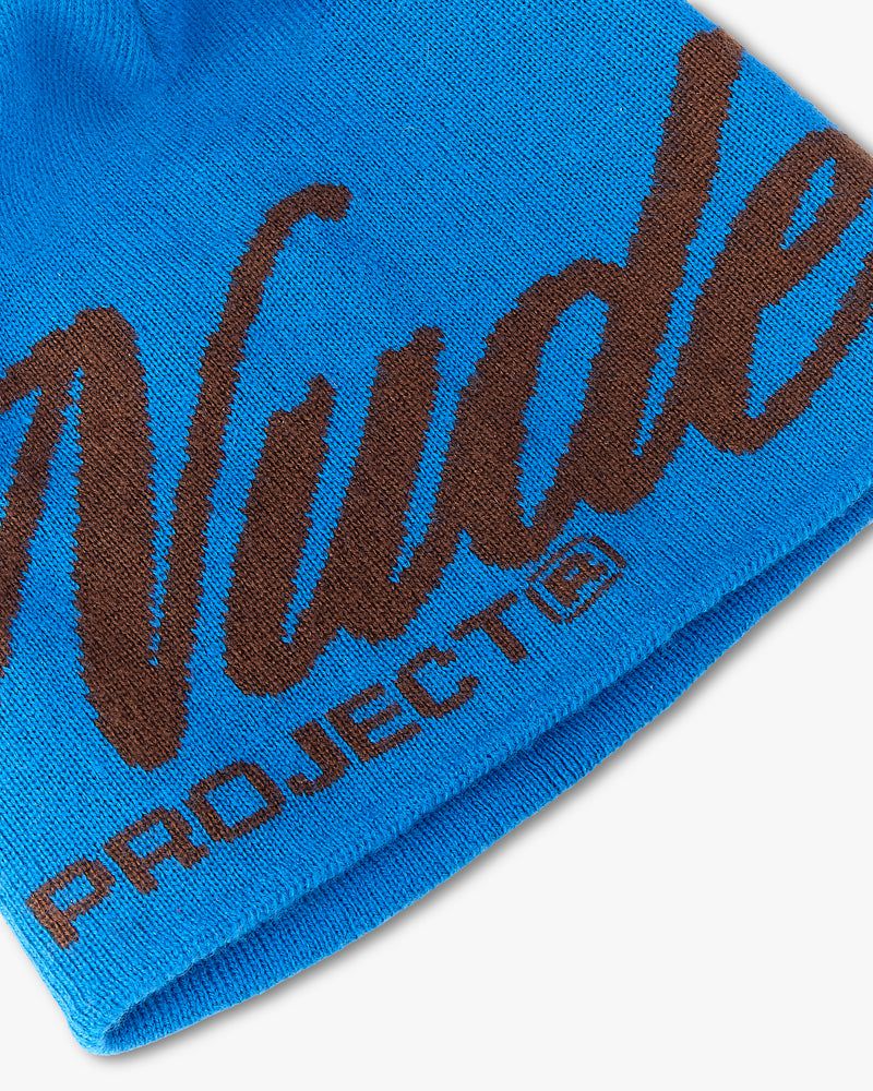 Nude Project Bossa Beanie Blue | US-45093ZSMD