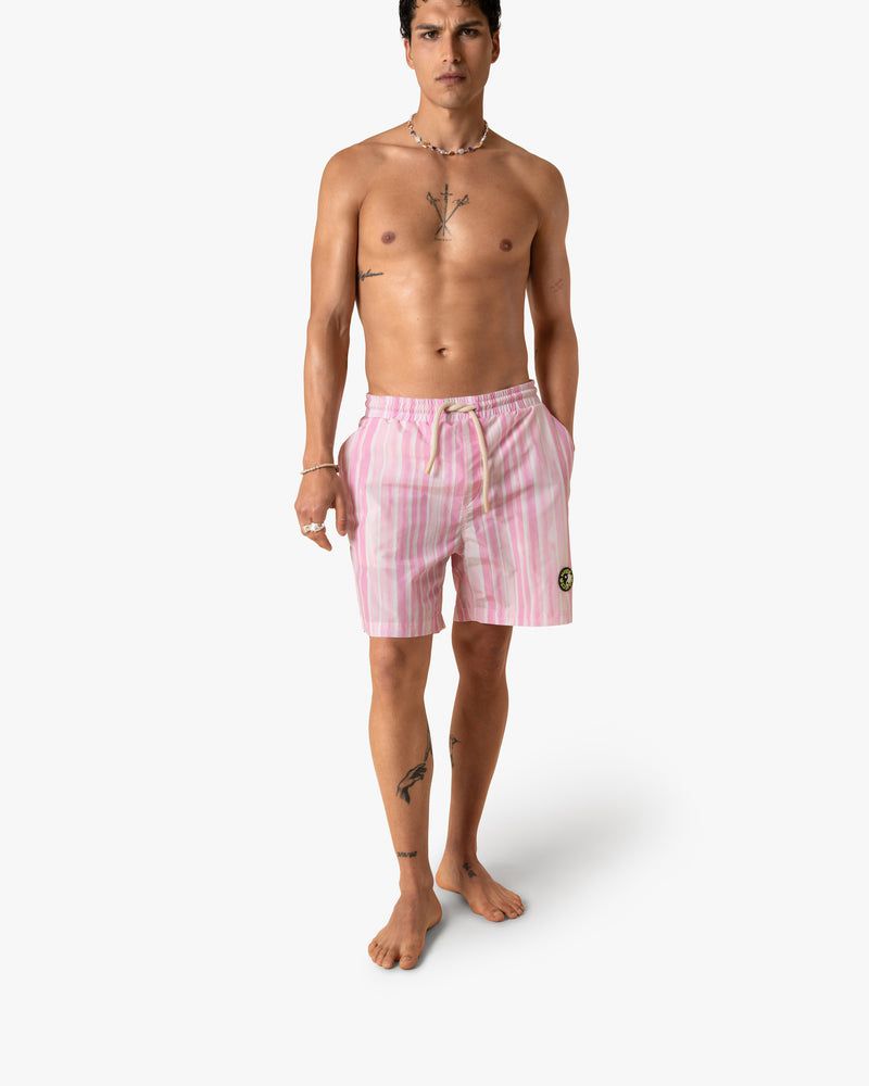 Nude Project Capri Swim Shorts Pink | US-63248ANZV