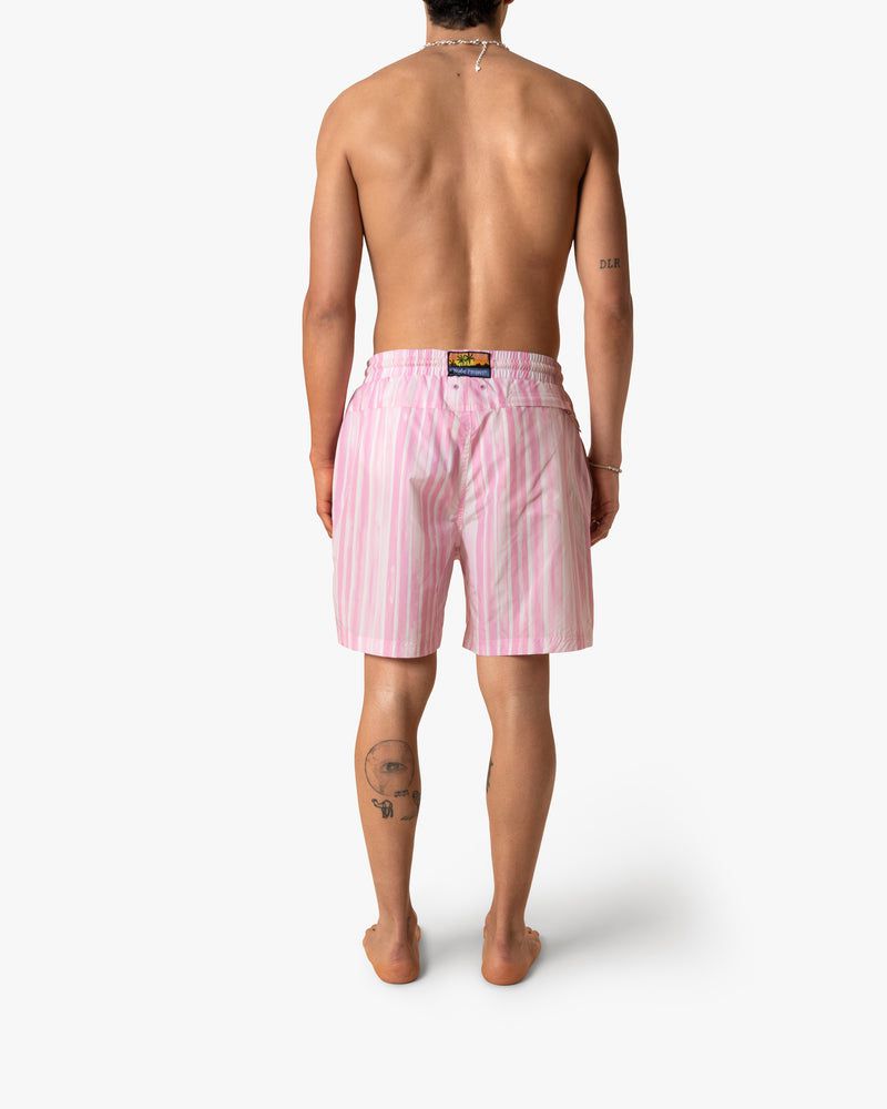 Nude Project Capri Swim Shorts Pink | US-63248ANZV