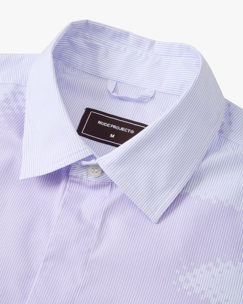 Nude Project Celine Shirts Light Purple | US-46032LRHQ