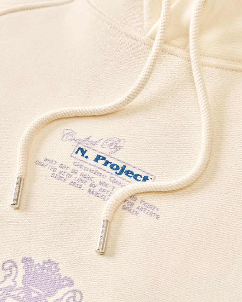 Nude Project Chateau Hoodie Cream | US-90572HRPB