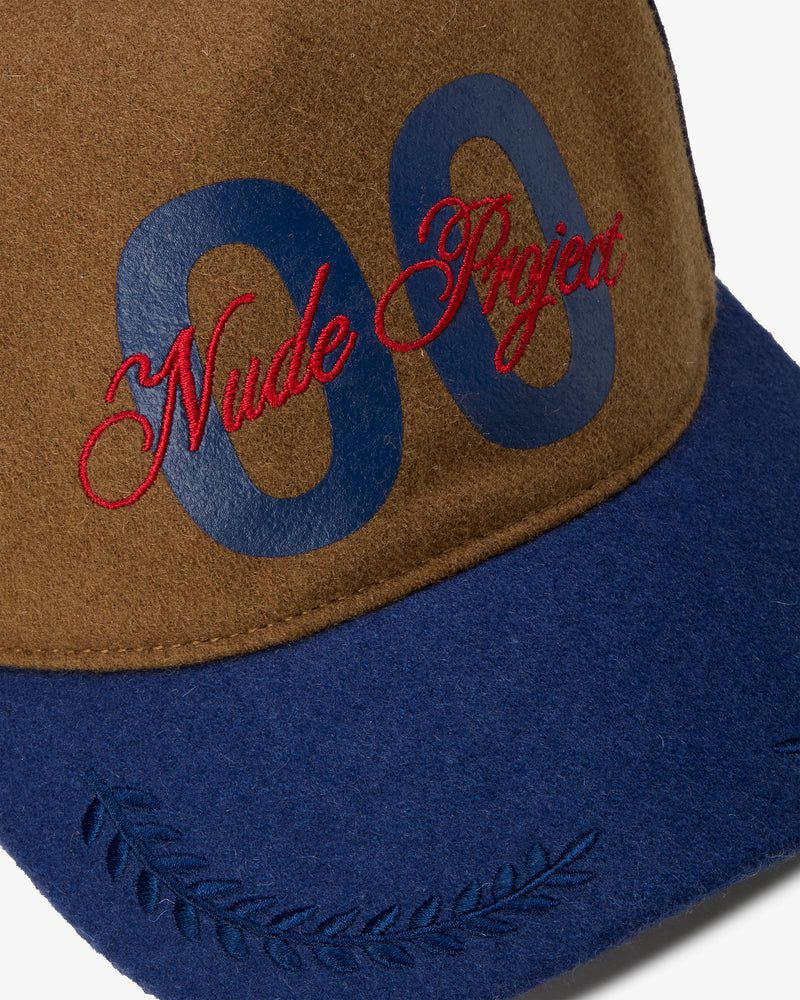 Nude Project Chateau Team Cap Brown / Navy | US-47258RHVO