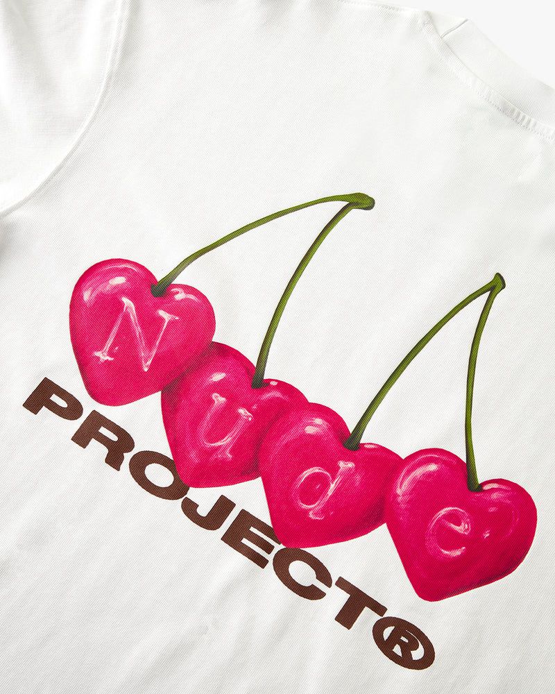 Nude Project Cherry T-shirt White | US-03975DYCE