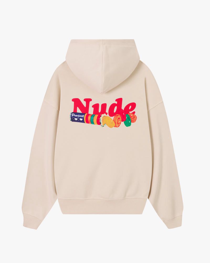 Nude Project Chérie Hoodie Cream | US-01258TNCK