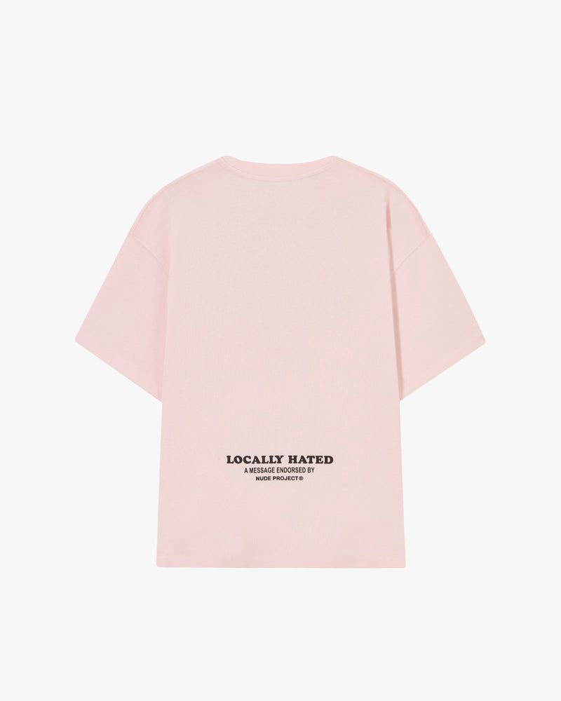 Nude Project Coeur T-shirt Pink | US-58791ZHFU