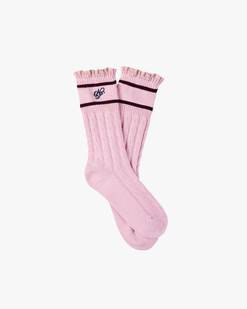 Nude Project Coquette 2xpack Socks Pink / Navy | US-94013TLAX