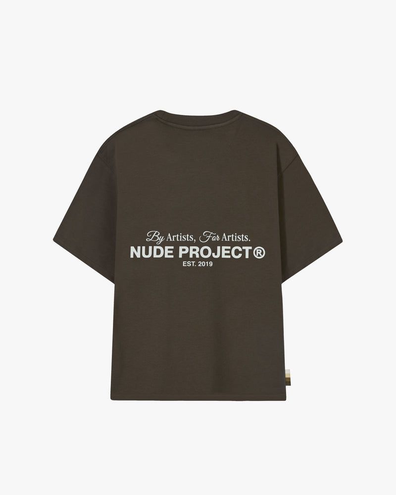 Nude Project Cul T-shirt Brown | US-60841VJMG