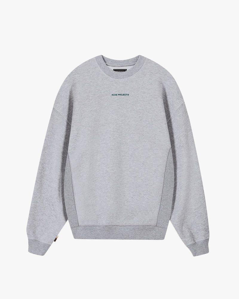 Nude Project Cult Crewneck Sweatshirt Grey | US-47208EKCG