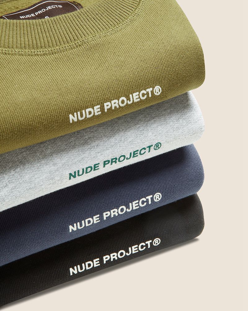 Nude Project Cult Crewneck Sweatshirt Grey | US-47208EKCG