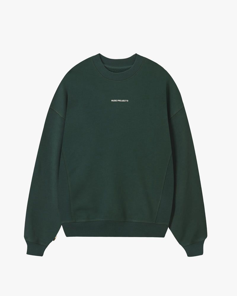 Nude Project Cult Crewneck Sweatshirt Green | US-58023HJZI