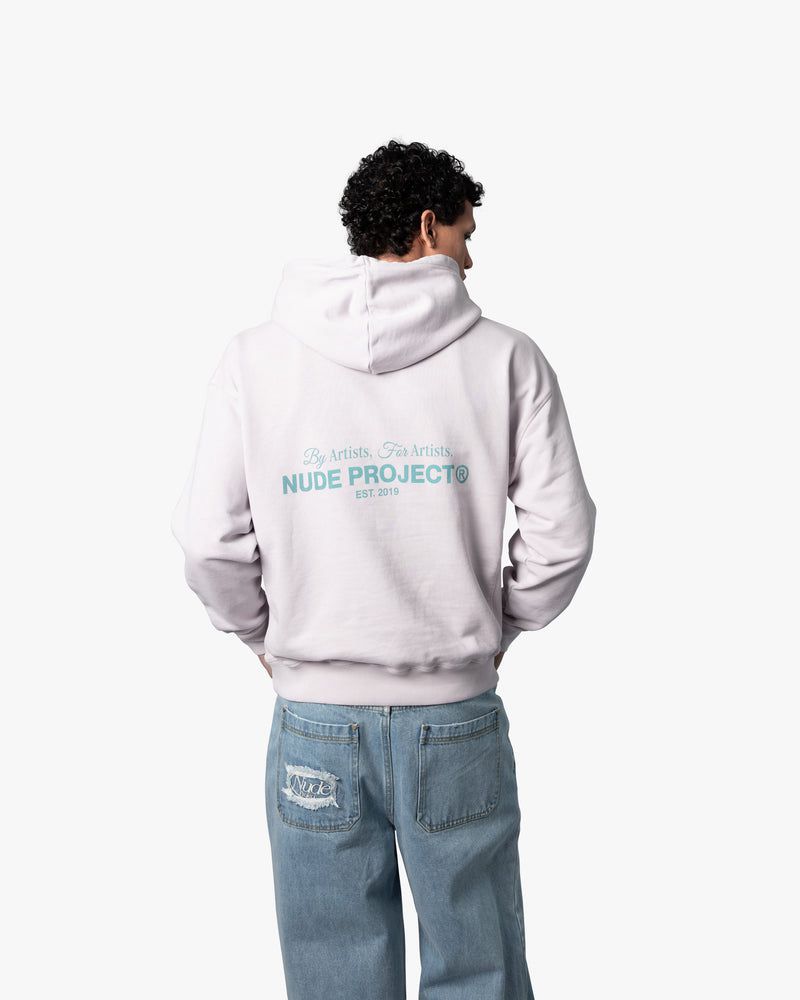 Nude Project Cult Hoodie Light Purple | US-94238QFLU