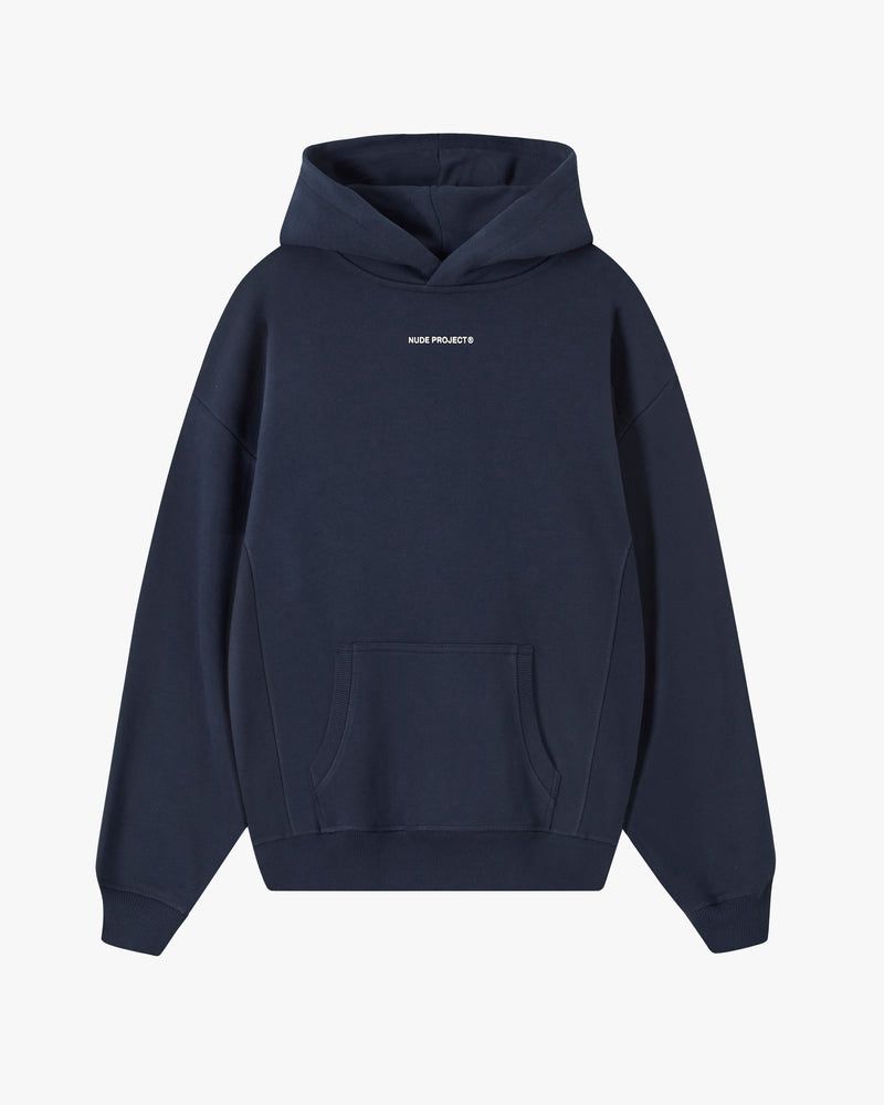 Nude Project Cult Hoodie Navy | US-31924NYQW