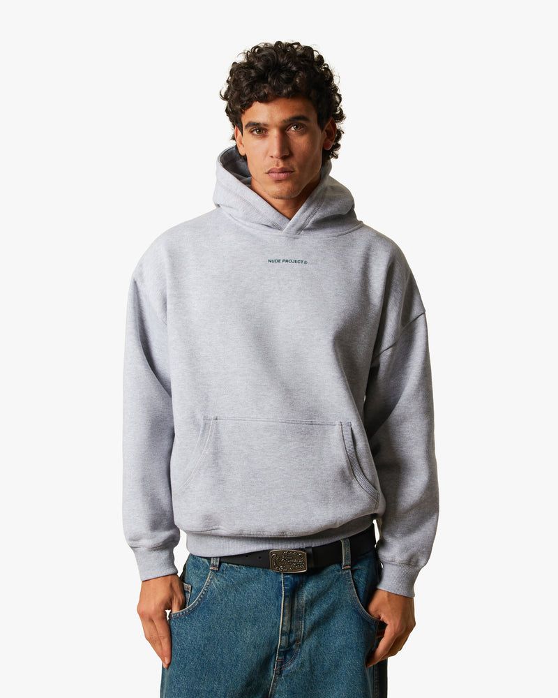 Nude Project Cult Melange Hoodie Grey | US-53742QYNS