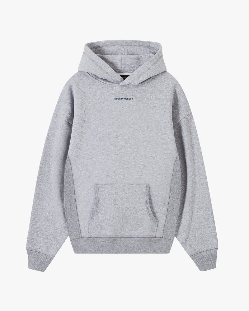 Nude Project Cult Melange Hoodie Grey | US-53742QYNS