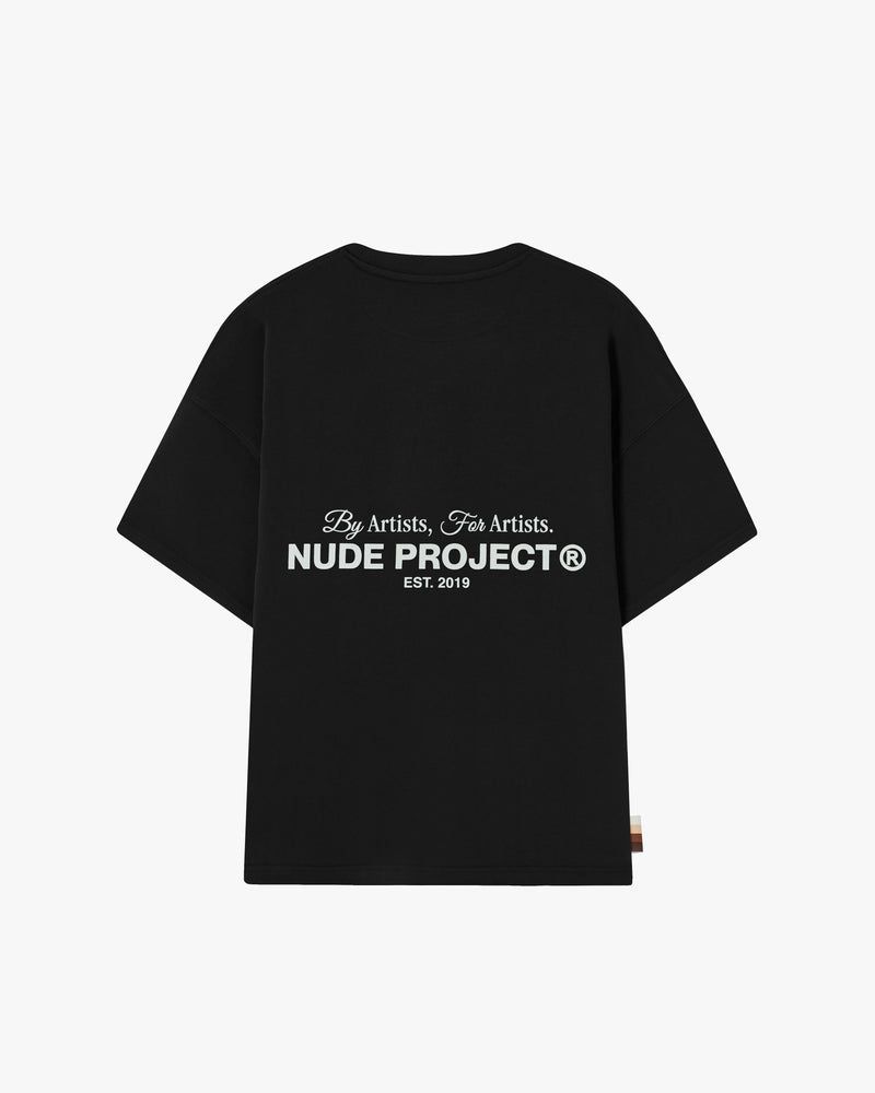 Nude Project Cult T-shirt Black | US-67395HIOR